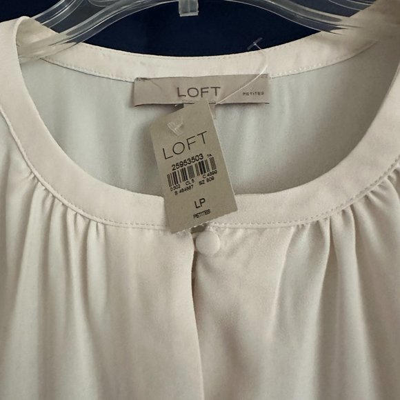 NWT Loft Cream Color Tank Top LOFT - Picture 3 of 5